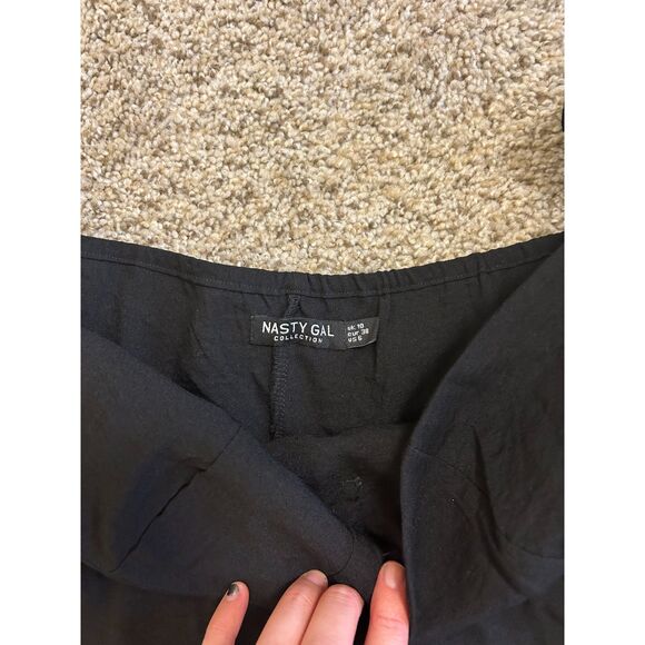 Nasty Gal Off The Shoulder Button Midi Dress‎ Women's Size 6 - Picture 12 of 12